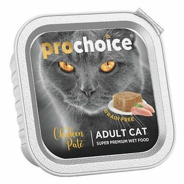 Pro Choice Pate 100 gr Tavuk Etli Tahılsız Yaş Kedi Maması
