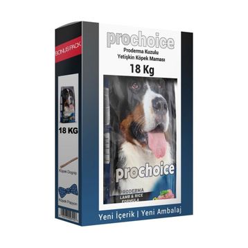 Pro Choice Pro Derma Kuzu Etli 18 kg Yetişkin Köpek Maması 18 kg