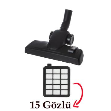 Pro Fresh & Clean Grundig Vcc 7870 Uyumlu Emici Başlık + Izgaralı Filtre