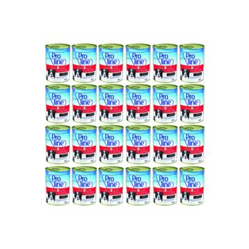 Pro Line 24x400 gr Kuzu Etli Yetişkin Köpek Konservesi