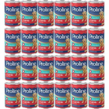 Pro Line 24x400 gr Kuzu Etli Yetişkin Köpek Konservesi