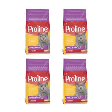Pro Line 4x1200 gr Kuzu Etli-Pirinçli Kedi Maması