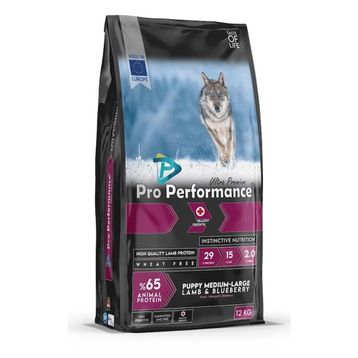 Pro Performance 12 kg Kuzulu ve Yaban Mersinli Orta ve Büyük Irk Yavru Köpek Maması