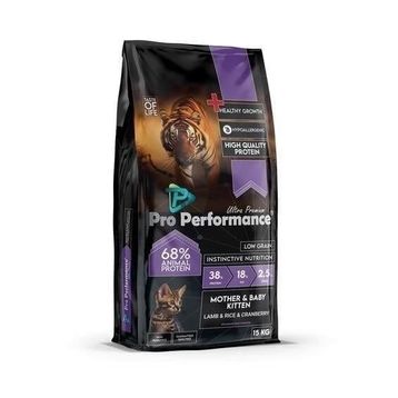 Pro Performance 15 kg Kuzulu ve Pirinçli Yavru Kedi Maması