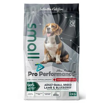 Pro Performance 2 kg Kuzulu ve Yaban Mersinli Küçük Irk Yetişkin Köpek Maması