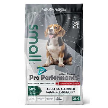 Pro Performance 2 kg Kuzulu ve Yaban Mersinli Küçük Irk Yetişkin Köpek Maması
