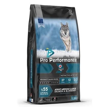 Pro Performance Orta ve Büyük Irklar İçin Somonlu 12 kg Yetişkin Köpek Maması