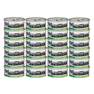 Pro Plan 24x85 gr Steril Somonlu Kısırlaştırılmış Kedi Konservesi
