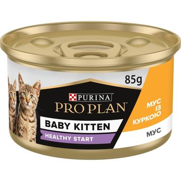 Pro Plan 24x85 gr Tnk Bayb Cat Mse Tavuklu Kedi Konserve