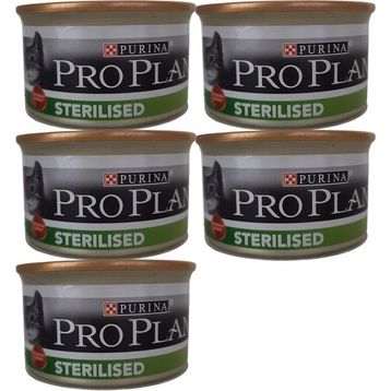 Pro Plan 5x85 gr Kısırlaştırılmış Sterilize Yetişkin Kedi Konserve Yaş Maması