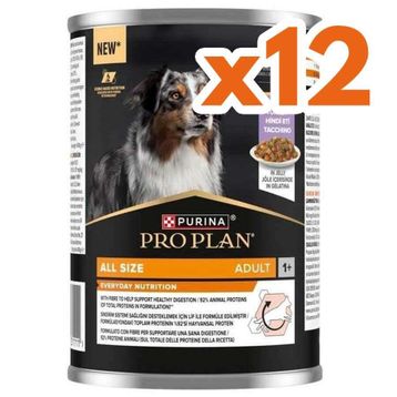 Pro Plan Adult Jelly Turkey Hindi Etli 12x400 gr Köpek Konservesi