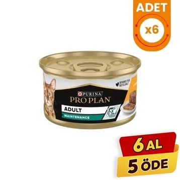Pro Plan Adult Tavuklu 6x85 gr Yetişkin Konserve Kedi Maması