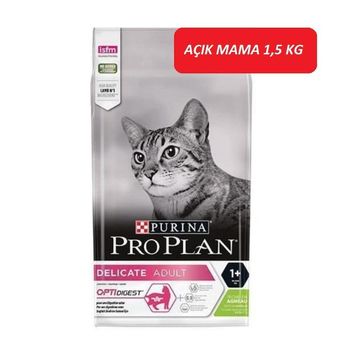 Pro Plan Delicate Kuzu Etli Hassas Yetişkin 1.5 kg Açık Kuru Kedi Maması