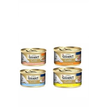 Pro Plan Gourmet Gold Karışık Set 12 Adet Kedi Konserve
