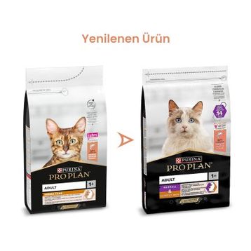 Pro Plan Hairball&Healthy Skin Somonlu 3 kg Tüy Sağlığı Destekleyici Yetişkin Kedi Maması