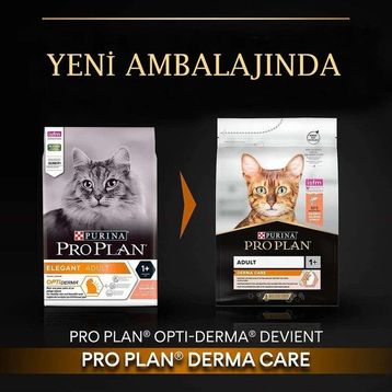 Pro Plan Hairball&Healthy Skin Somonlu 3 kg Tüy Sağlığı Destekleyici Yetişkin Kedi Maması