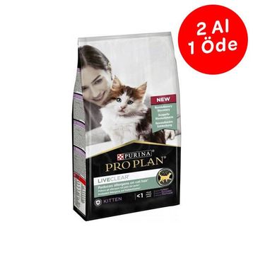 Pro Plan Live Clear Kitten Hindi Etli Yavru 1.4 kg Kedi Maması