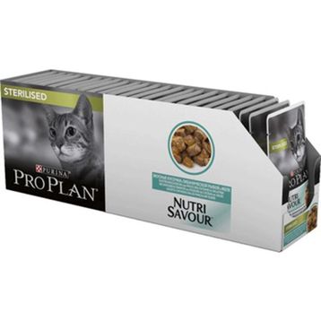 Pro Plan Nutri Savour Balıklı 85 gr Kısırlaştırılmış Kedi Maması