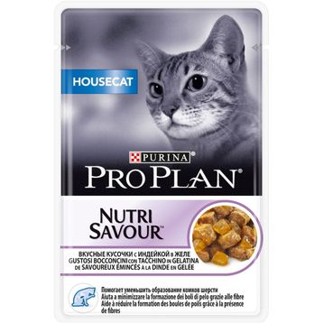 Pro Plan Nutri Savour HouseCat Hindili 85 gr Kedi Maması Pouch