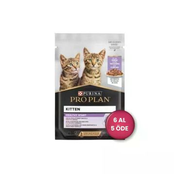 Pro Plan Pouch Sos İçinde Hindili 6x85 gr Yavru Kedi Konservesi