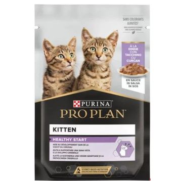 Pro Plan Pouch Sos İçinde Hindili 6x85 gr Yavru Kedi Konservesi