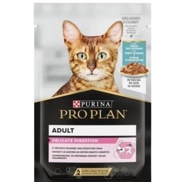 Pro Plan Pouch Sos İçinde Okyanus Balıklı 12x85 GR Yetişkin Kedi Konservesi