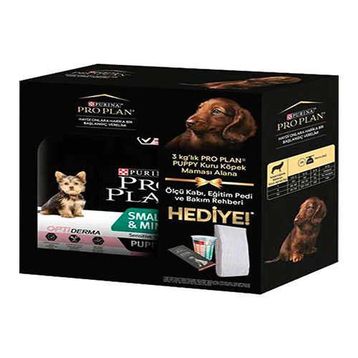 Pro Plan Small Mini Puppy Sensitive Skin Somonlu 3 kg + Hediye Paketi Küçük Irk Yavru Köpek Maması