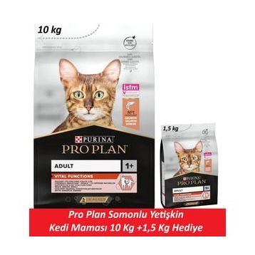 Pro Plan Vital Function 10 kg Somonlu Yetişkin Kedi Maması