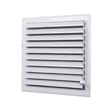 Process Panjur 35x35 cm Beyaz Plastik Menfez