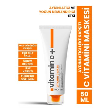Procsin Aydınlatıcı 50 ml C Vitamini Maskesi