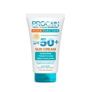 Procsin Baby 50 ml SPF50+ Yüksek UV Korumalı Bebek ve Çocuk Güneş Kremi