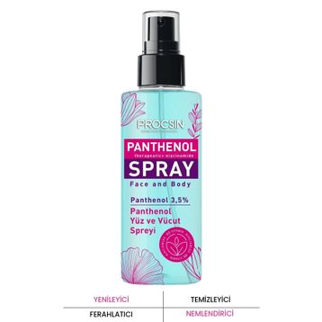 Procsin Panthenol 100 ml Nemlendirici ve Tazeleyici Yüz Vücut Spreyi