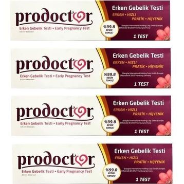 Prodoctor 4 Adet Erken Gebelik Testi