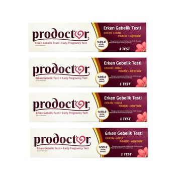 Prodoctor 4 Adet Erken Gebelik Testi