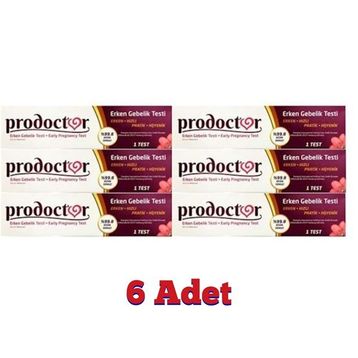 Prodoctor 6 Adet Erken Gebelik Testi