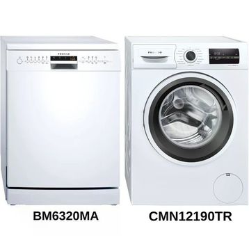 Profilo CMN12190TR Çamaşır Makinesi + BM6320MA Bulaşık Makinesi