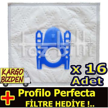 Profilo Perfecta Toz 16 Adet Süpürge Torbası