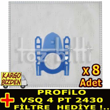 Profilo VSQ 4 PT 2430 Süpürge Toz Torbası