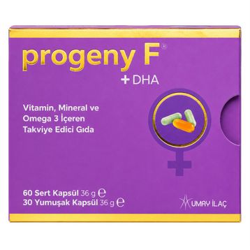 Progeny F + DHA 90 Kapsül