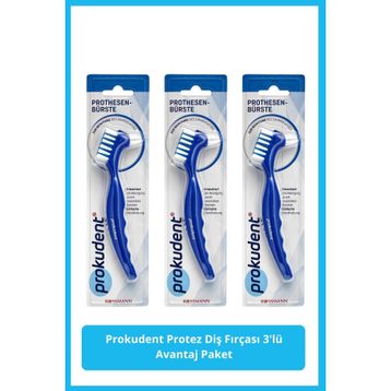 Prokudent Protez 1'li 3 Adet Diş Fırçası