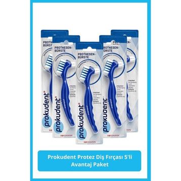 Prokudent Protez 1'li 5 Adet Diş Fırçası