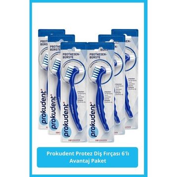 Prokudent Protez 1'li 6 Adet Diş Fırçası