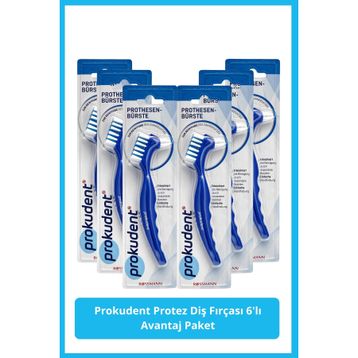 Prokudent Protez 1'li 6 Adet Diş Fırçası