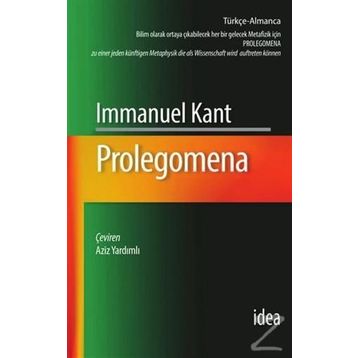Prolegomena - Immanuel Kant