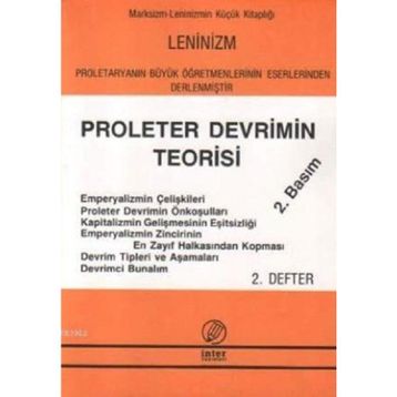 PROLETER DEVRIMIN TEORISI (2. DEFTER) - KOMISYON
