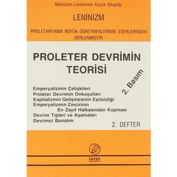 PROLETER DEVRIMIN TEORISI (2. DEFTER) - KOMISYON