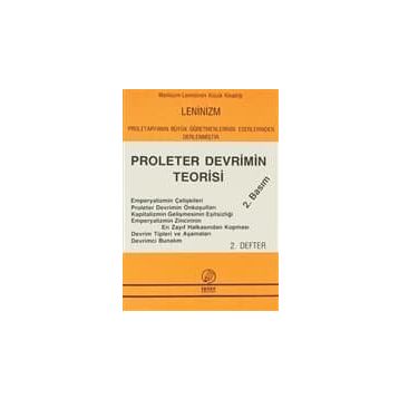 PROLETER DEVRIMIN TEORISI (2. DEFTER) - KOMISYON