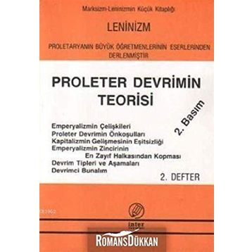 PROLETER DEVRIMIN TEORISI (2. DEFTER) - KOMISYON