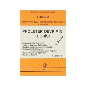 PROLETER DEVRIMIN TEORISI (2. DEFTER) - KOMISYON