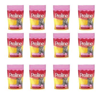 Proline 12x400 gr Renkli Taneli Tavuklu Yetişkin Kedi Maması